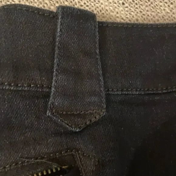 Lauren Ralph Lauren dark denim skirt condition size 12 cotton polyester western - Picture 4 of 15